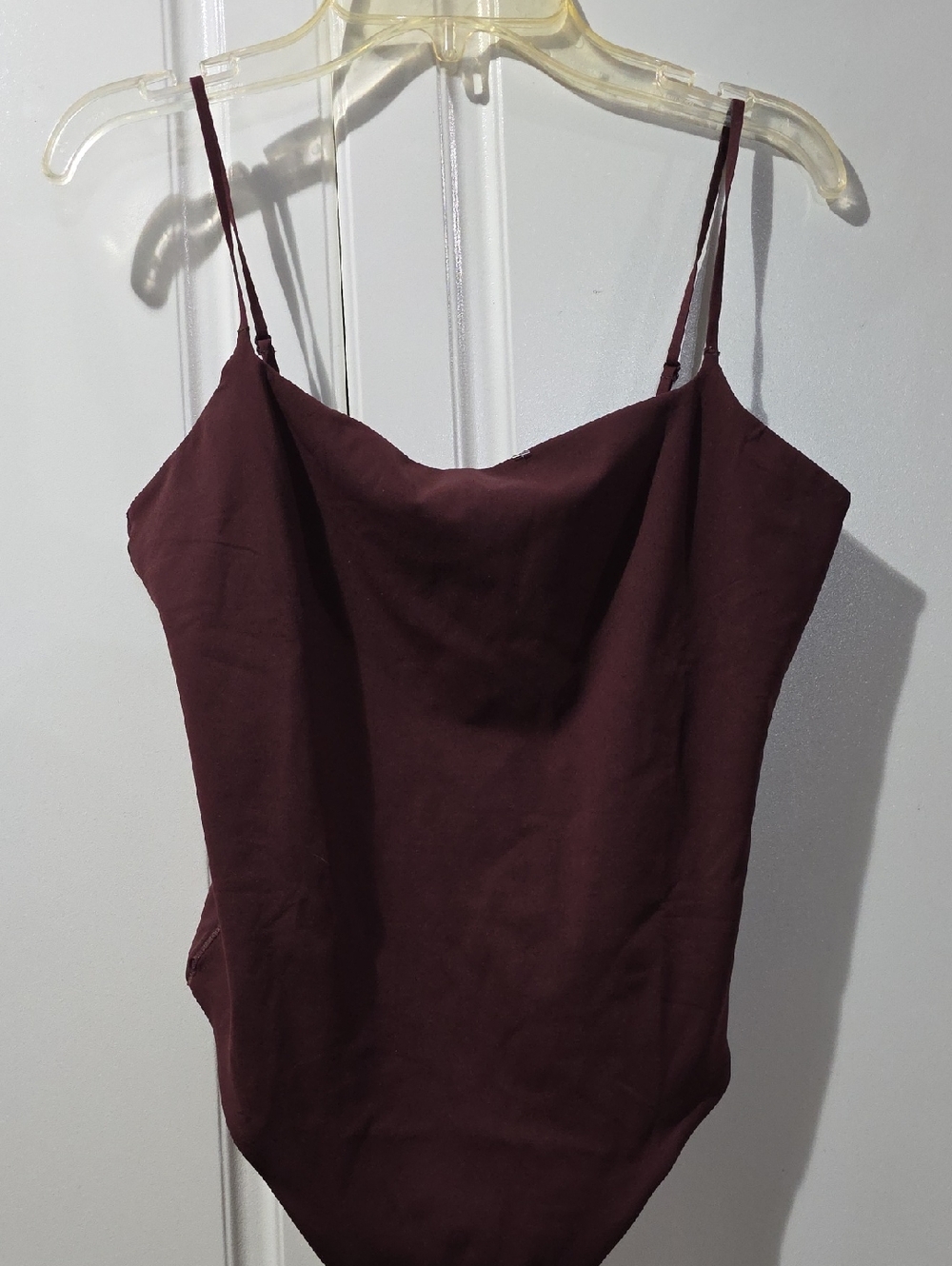 Athleta Women's Burgundy Camisole Bodysuit